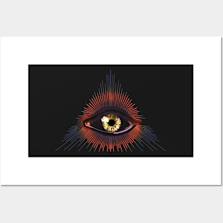 All Seeing Eye: Third Eye Alchemy Psychic Visionary Posters and Art